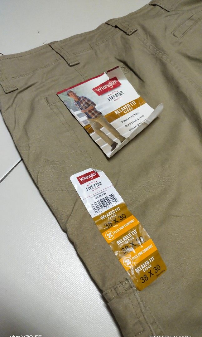 Deadstock Wrangler Stretch Cargo Pant W38 L30, Men's Fashion, Bottoms,  Trousers on Carousell