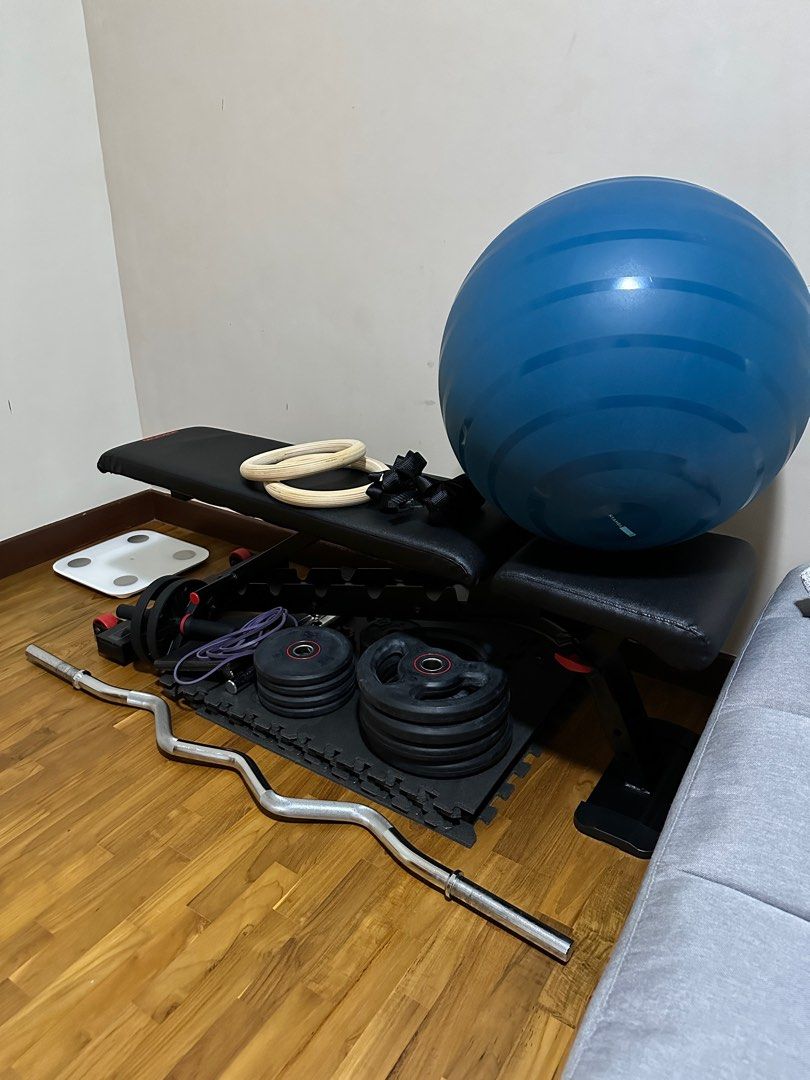 Home gym set decathlon best sale