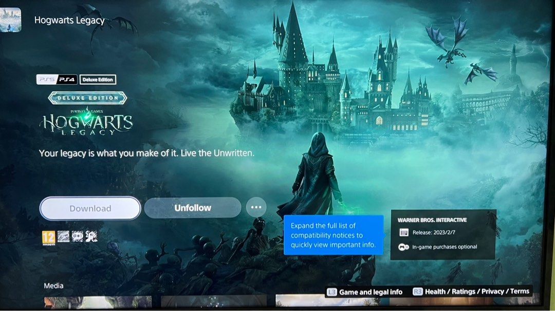 Hogwarts Legacy: Digital Deluxe Edition on PS5 PS4 — price history,  screenshots, discounts • USA
