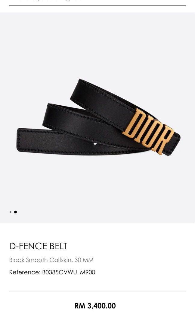 Dior online belt price