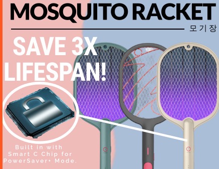 Electric Mosquito Racket Fly Swatter Killer Racquet Dual-Mode USB ...