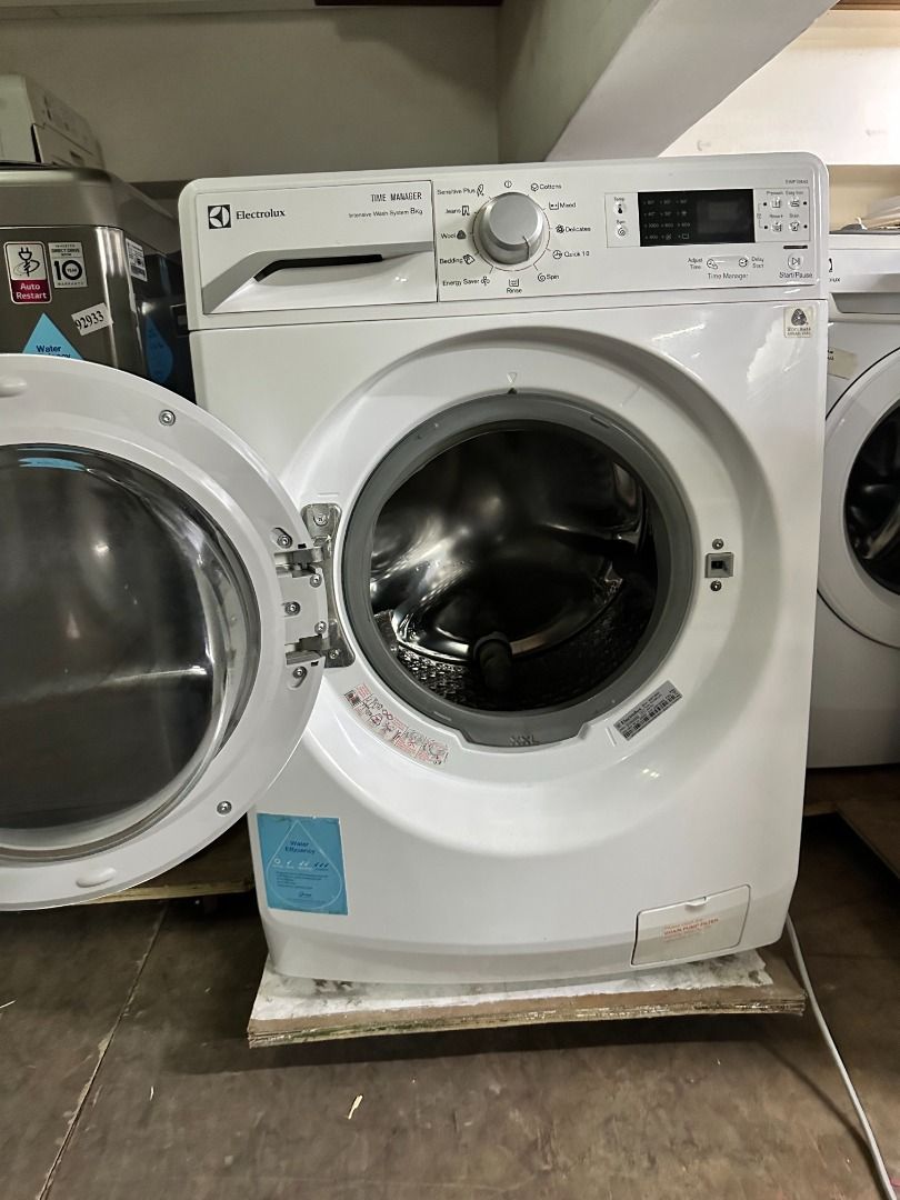 ELECTROLUX 8KG Front Load Washing Machine EWF108434, TV & Home