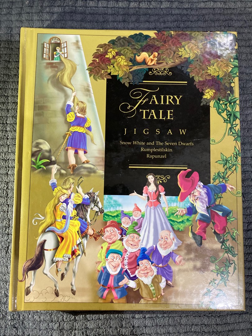 Fairy Tale Jigsaw - Snow White And The Seven Dwarfs, Rumplestilskin ...