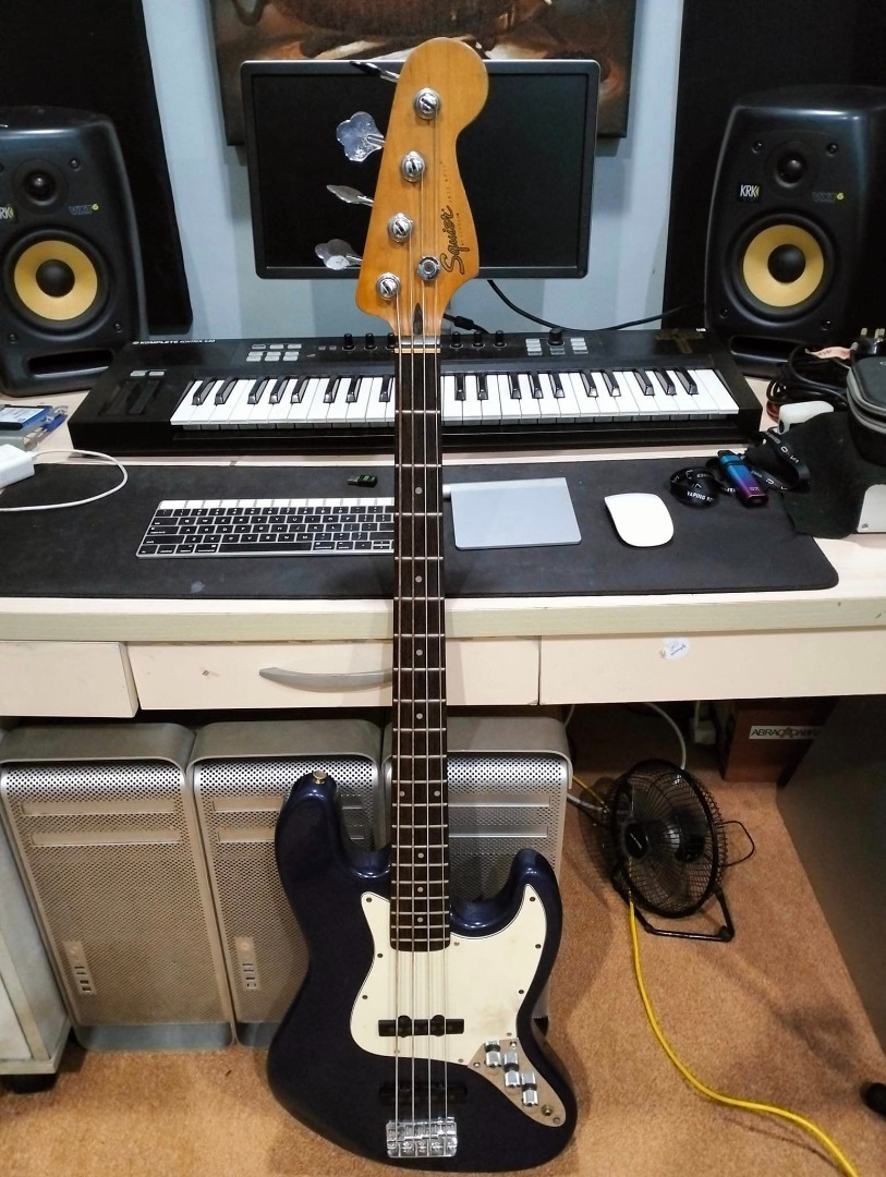 Fender Squier Jazz Bass Korea Sale or Swap, Hobbies & Toys, Music