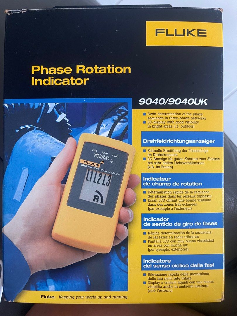 Fluke phase rotation indicator, Furniture & Home Living, Home ...
