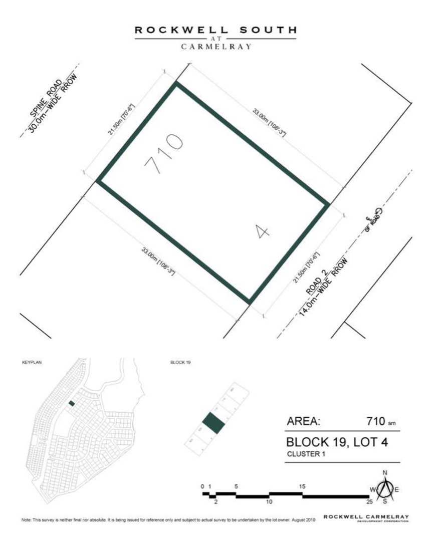 FOR SALE Rockwell South at Carmelray, Property, For Sale, Lot on Carousell