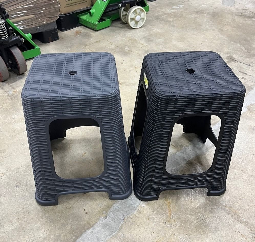 [Free Delivery] Stackable Plastic Chairs Stools High Quality Sturdy ...