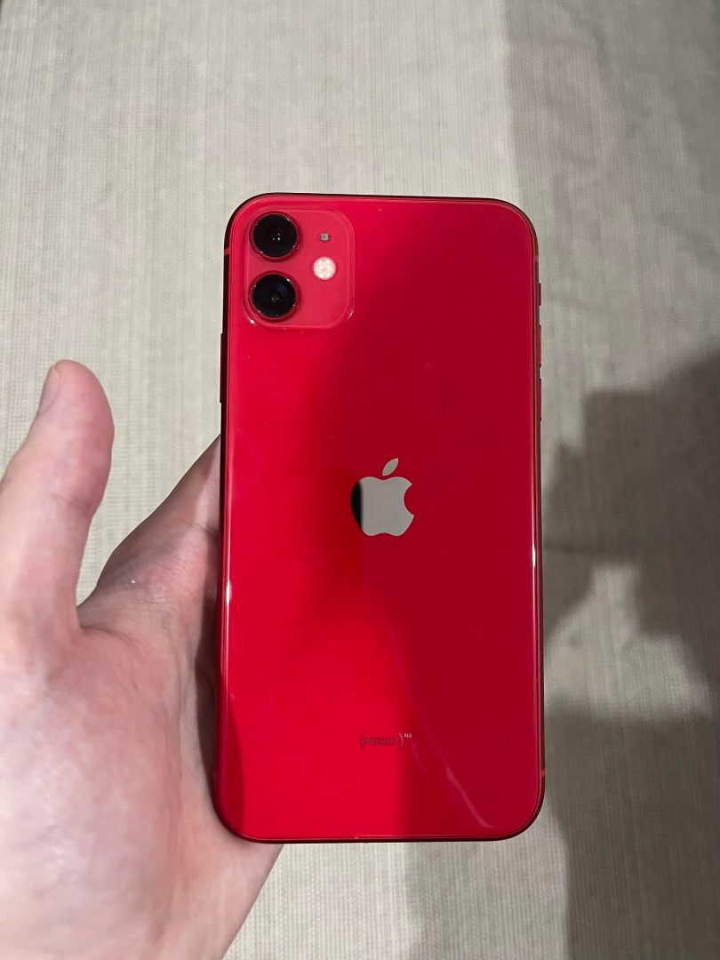 Fs :My Iphone 11 128GB product red Factory Unlocked 79 batt health on ...
