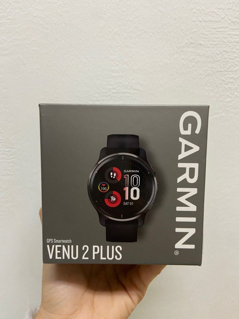 GARMIN VENU 2 PLUS 美品 音声入力、LINE 通知可能 - スマホアクセサリー