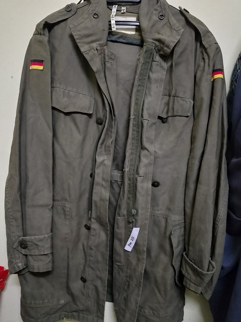 geng vespa grab terus baju army siap side patch asal flag german, Men's ...