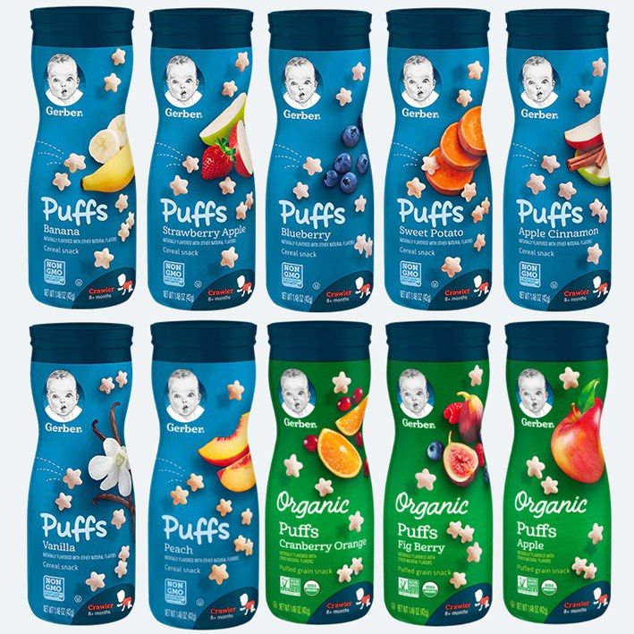 Gerber Puffs, Babies & Kids, Nursing & Feeding, Weaning & Toddler