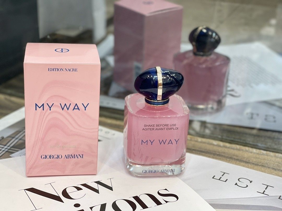 My Way Nacre Giorgio Armani Perfume , Beauty & Personal Care, Fragrance &  Deodorants on Carousell
