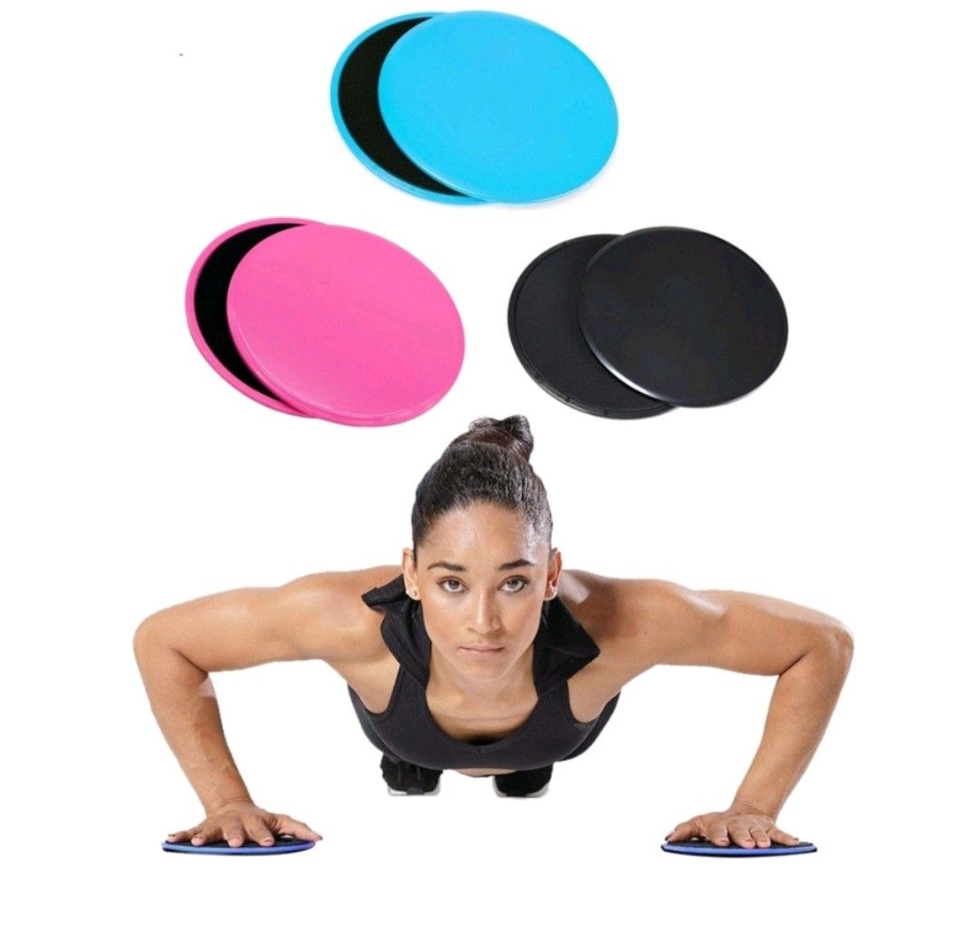 Gliding Disk Core Sliders (Category: Toning & Stretching Accessories) located in Quezon City. Submitted by mclock94 (Listing ID 1214341272, Image 3). Description: with box tried once does not work with my flooring good for core exercises.