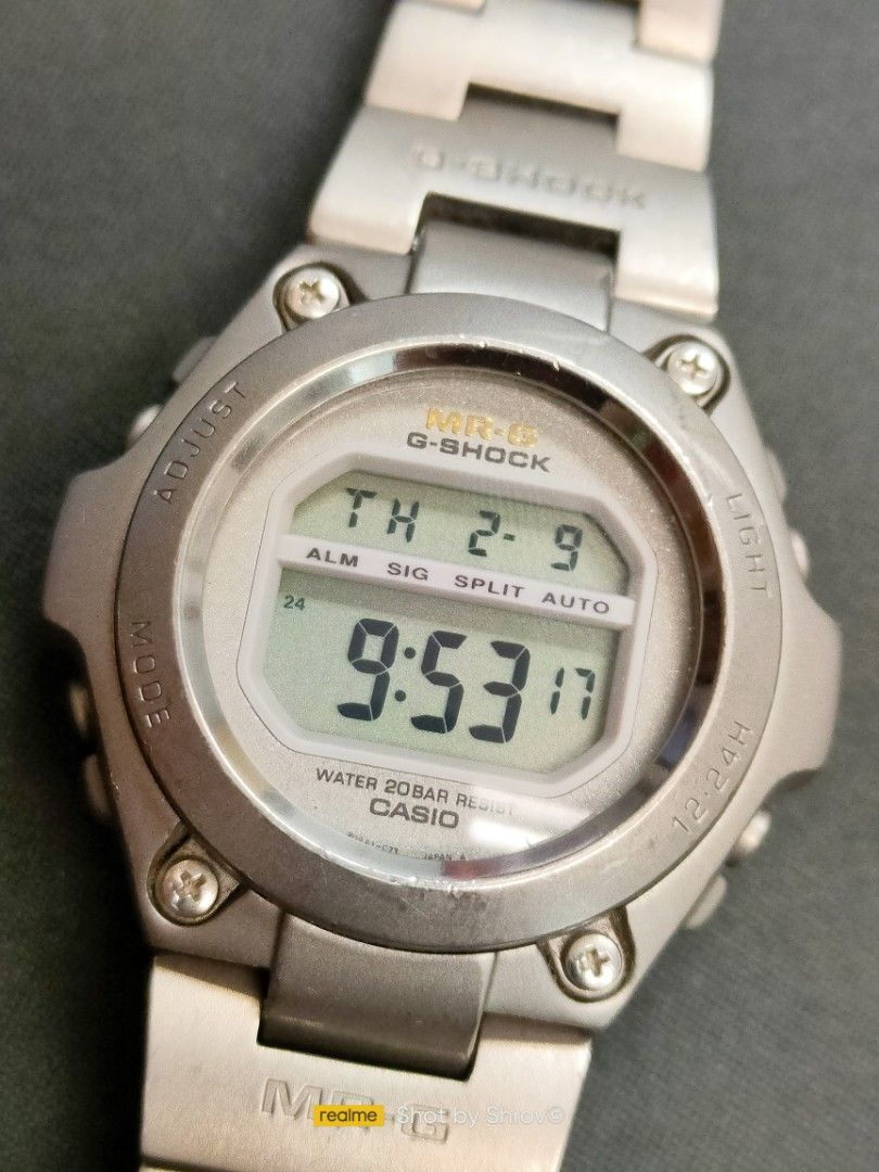 G-SHOCK MRG MR-G MRG-100T TITANIUM RARE VINTAGE FULLY TITANIUM