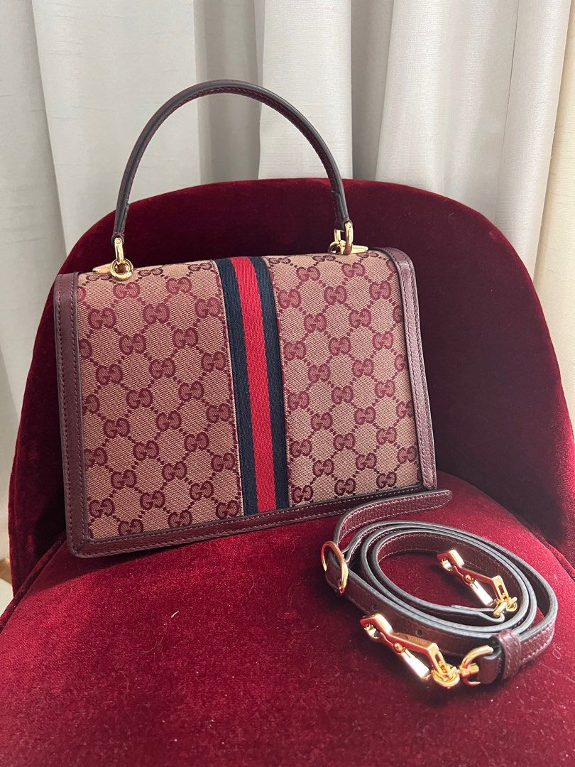 Gg small hotsell top handle bag