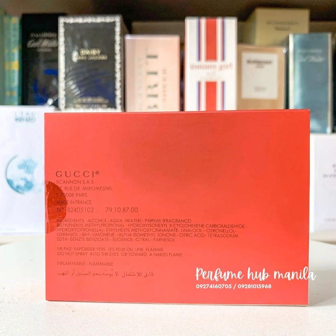 Gucci rush ingredients top
