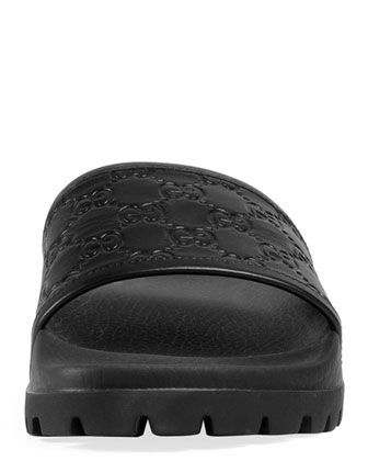 Gucci signature outlet slides