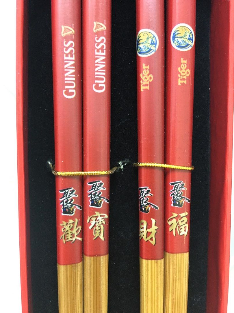 Guinness Chopsticks Tiger Beer Chopsticks CNY chopsticks