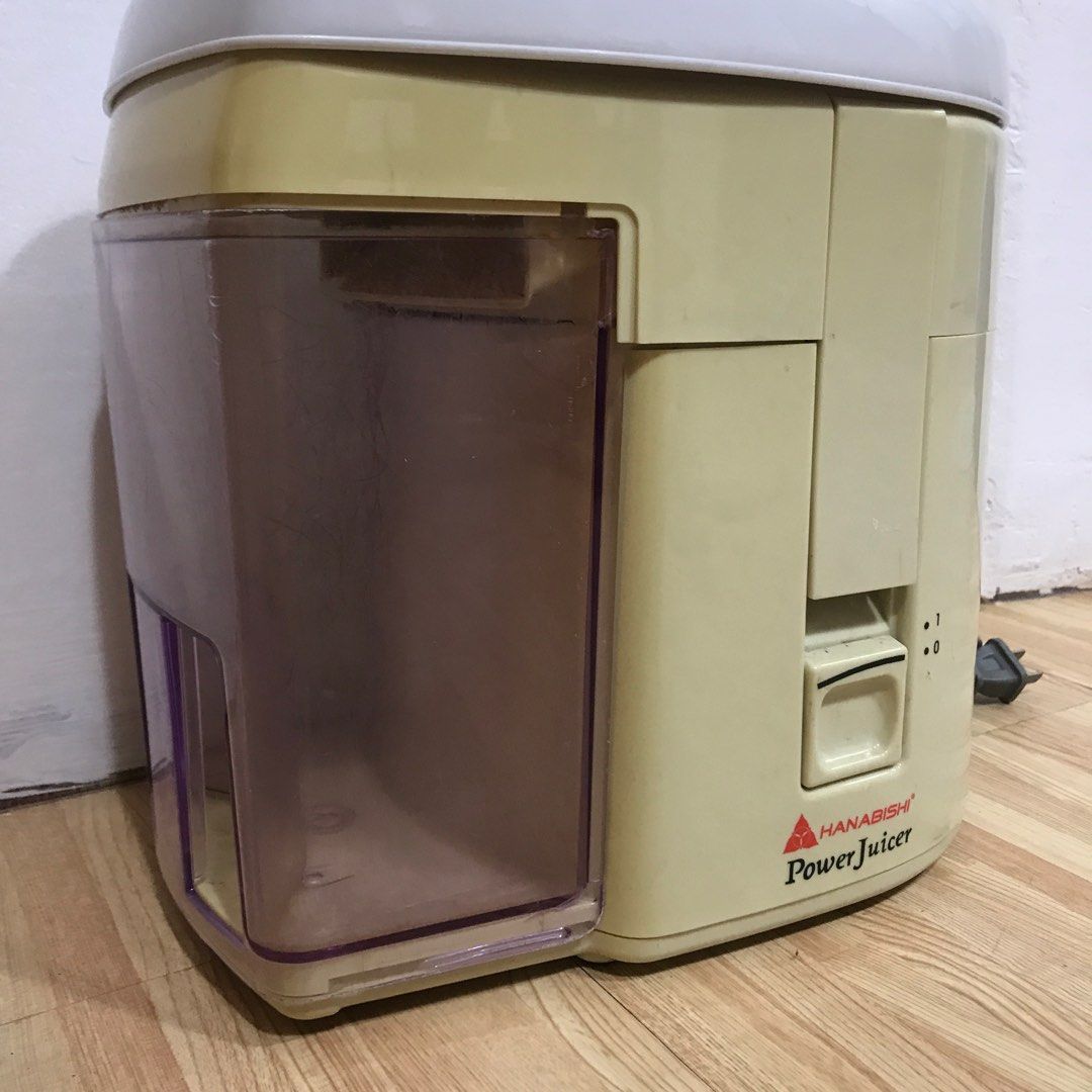 Hanabishi Power Juicer vegetable and fruit juicer, TV & Home Appliances