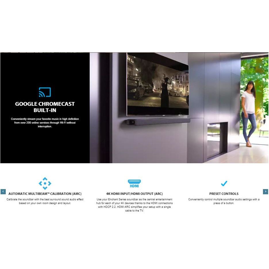 Harman Kardon Enchant 1300 All in One 13Channel 120W Soundbar with