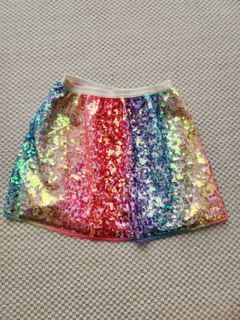H&M multicolor sequins skirt
