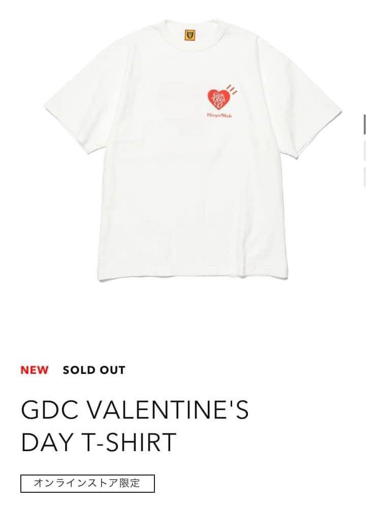 GDC VALENTINE'S DAY L S HUMAN MADE - Tシャツ