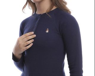 Hush Puppies Viviena Waffle- Navy (L)