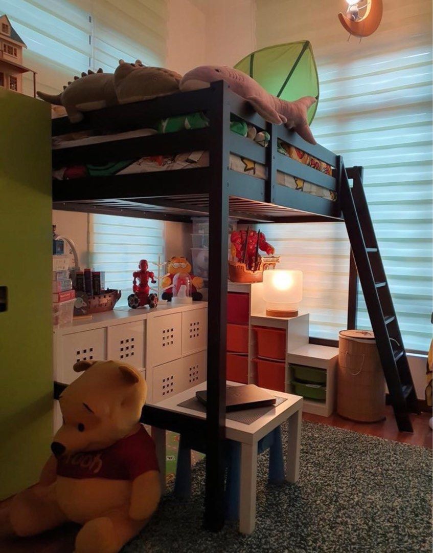 Ikea Loft / Bunk Bed Queen / Double, Furniture & Home Living, Furniture