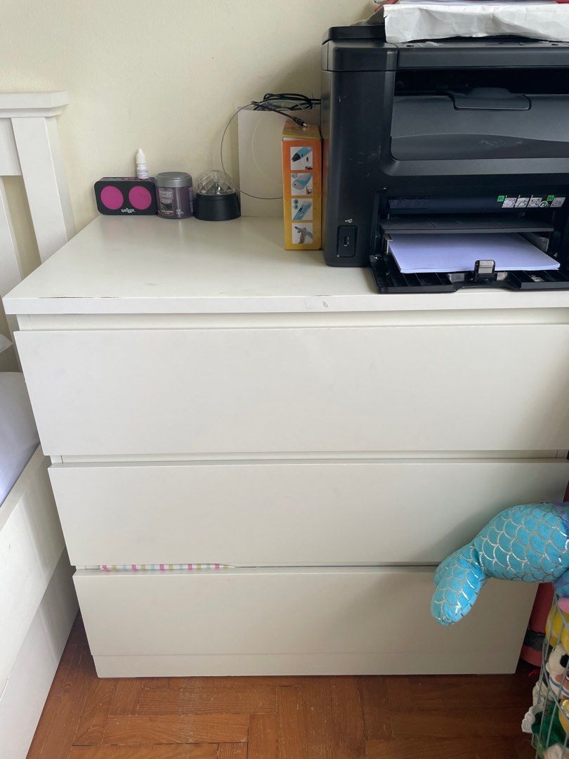 Ikea malm drawers, Furniture & Home Living, Furniture, Shelves