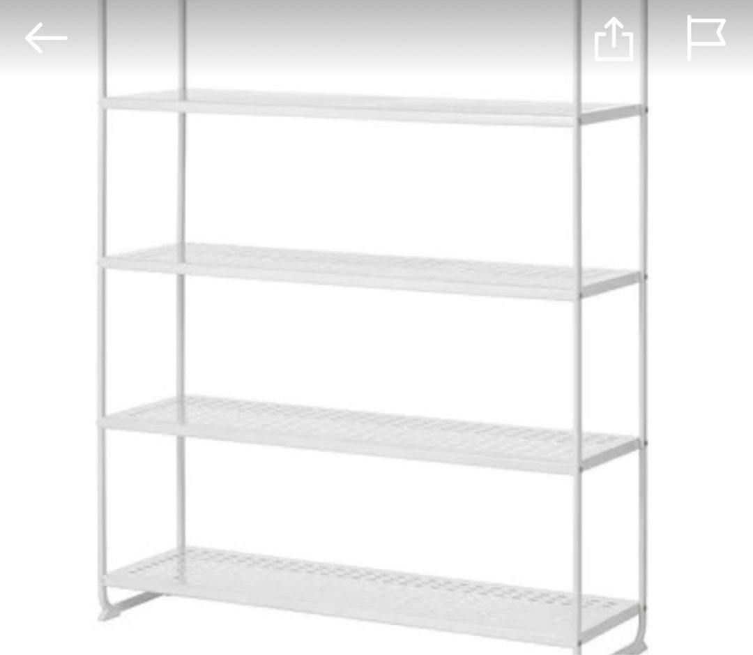 Ikea Mulig rack shelf, Furniture & Home Living, Furniture, Shelves