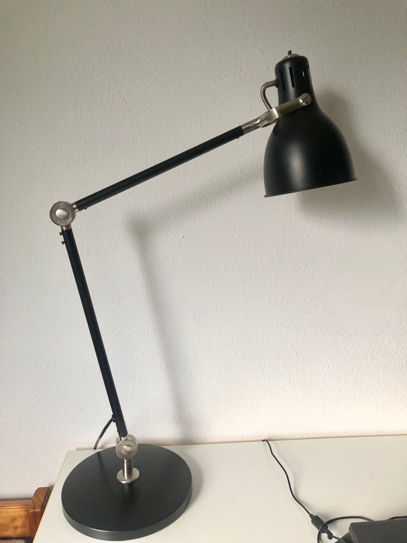 IKEA Table Work Lamp Arod Black, Furniture & Home Living, Lighting & Fans, Lighting on Carousell