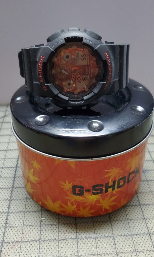 Japan set) Casio G-Shock GA-100TAL-1AJR Autumn Leaves series