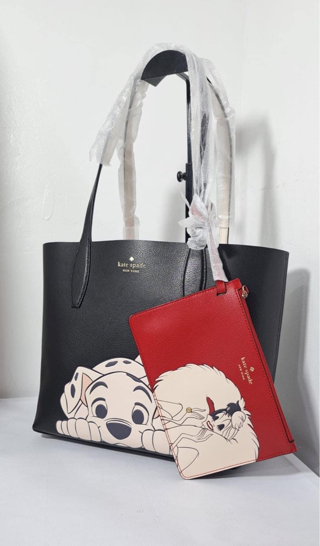 Kate spade dalmatian tote reversible Original, Women's Fashion, Bags