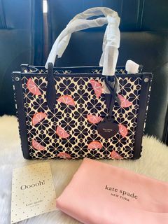 Kate Spade Flower Jacquard Grapefruits Market Medium Tote