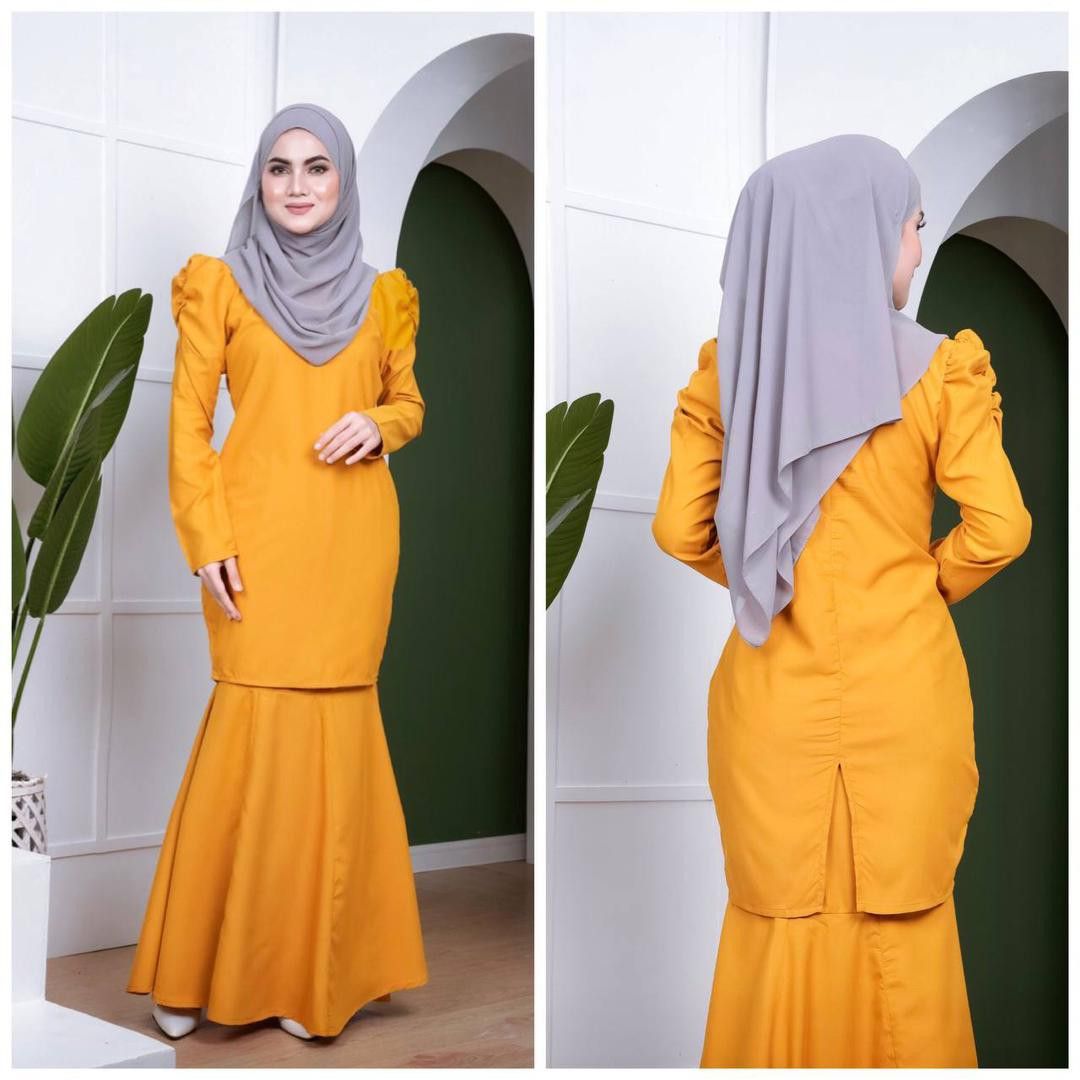 Kurung Saloma Baju Raya 2023, Women's Fashion, Muslimah Fashion, Baju ...