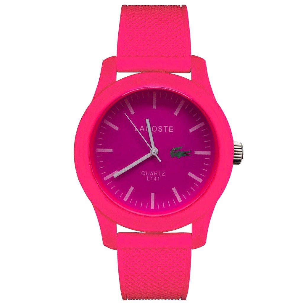 LacOste High Quality Silicone Rubber Wrist Watch, Women's Fashion ...