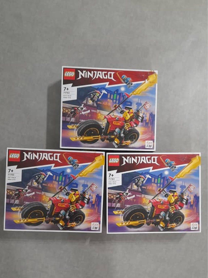 LEGO Ninjago 71783 Kai's Mech Rider EVO, Hobbies & Toys, Toys & Games on  Carousell