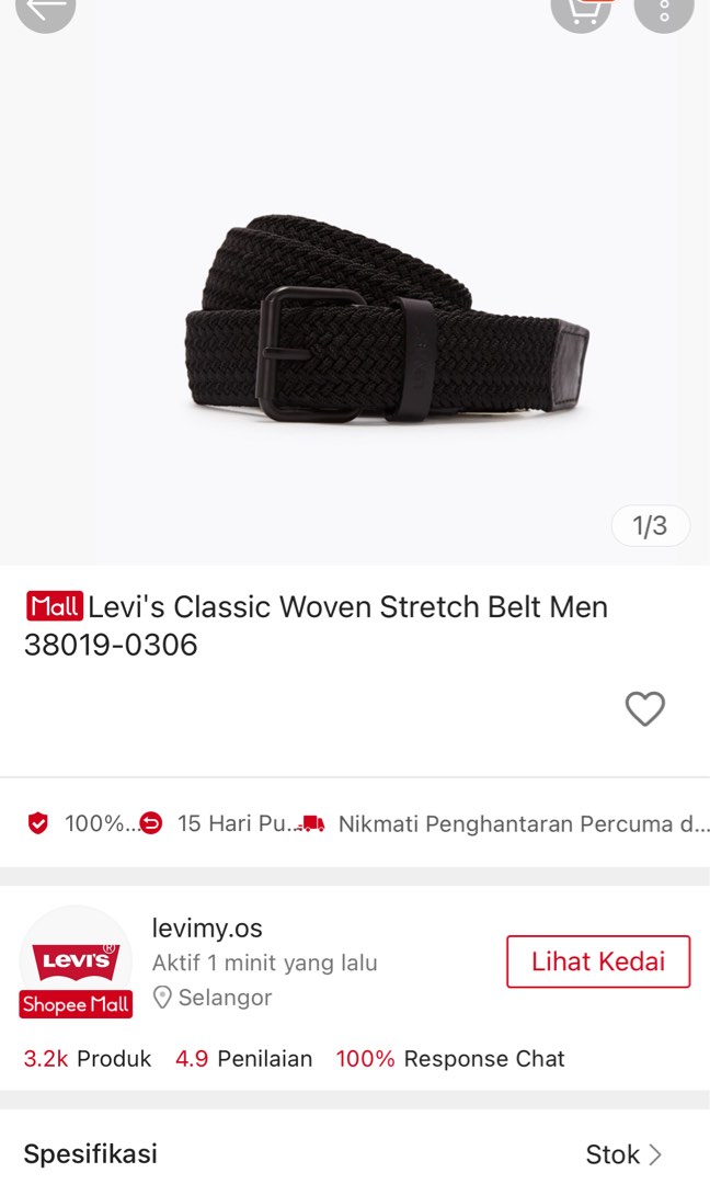 Levis belt size chart shop