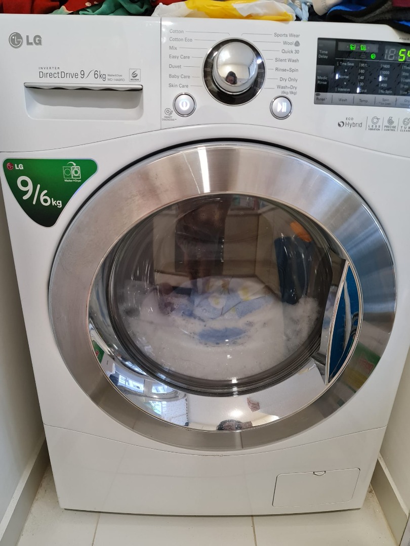 LG Washing Machine and Dryer 2 in 1, TV & Home Appliances, Washing