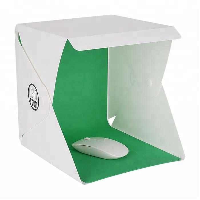 Light Room Photo Studio 9" Photography LED Lighting Tent Backdrop Cube