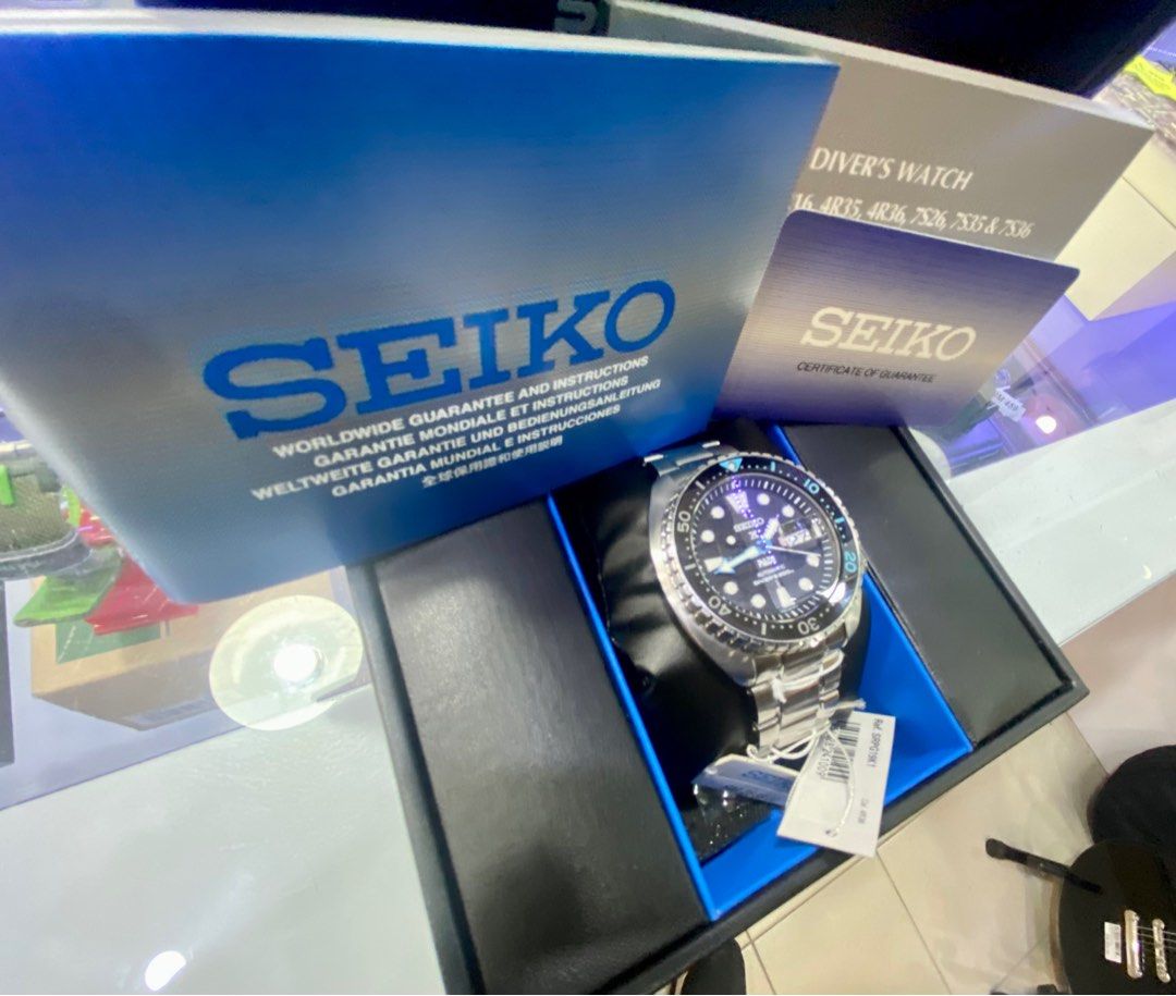 Like New Seiko Prospex Padi King Turtle SRPG19K1 full accessories, Men's  Fashion, Watches & Accessories, Watches on Carousell