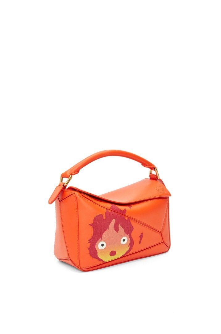 Loewe Ghibli Howl's Moving Castle Calcifer small Puzzle bag