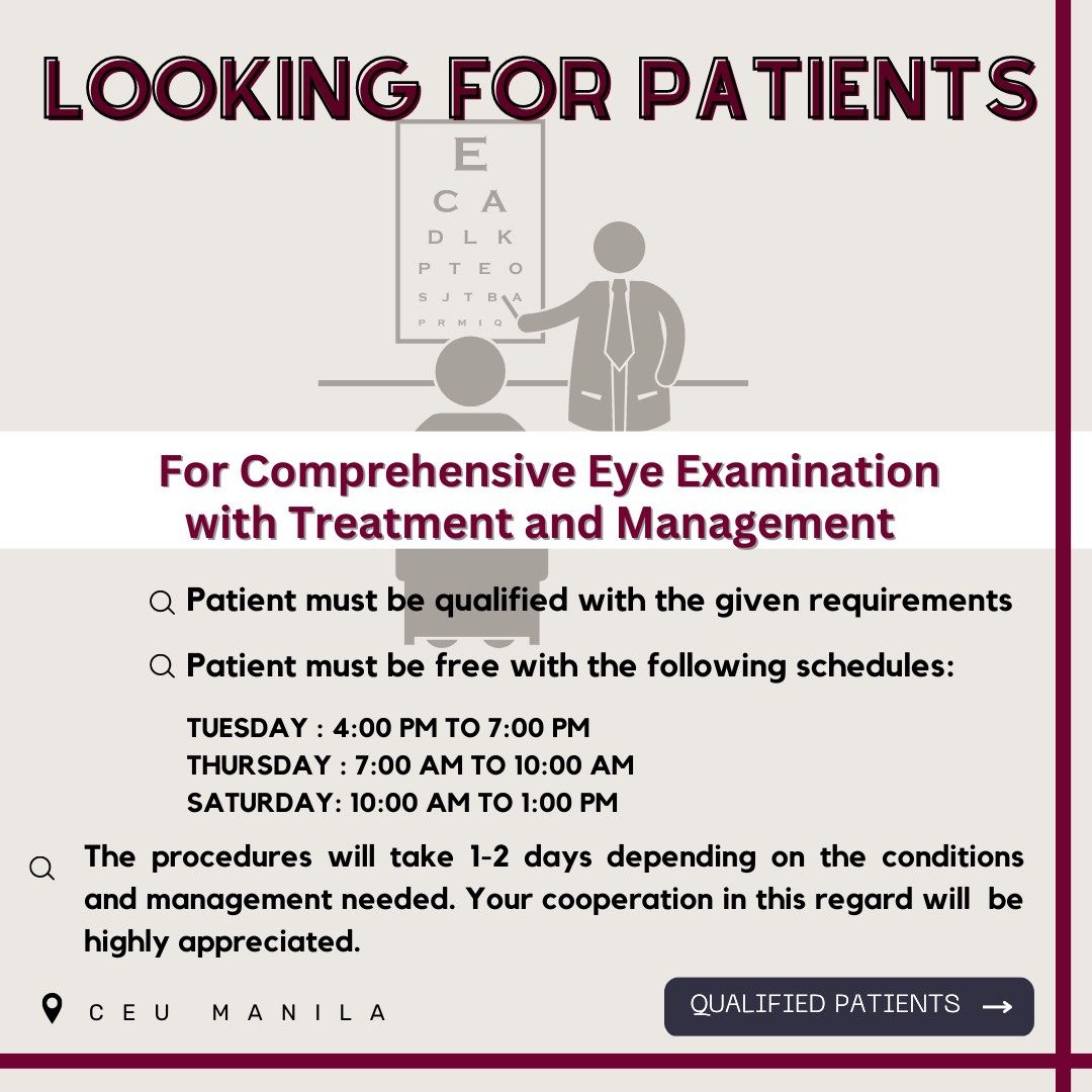 FREE EYE CHECK UP! , Announcements on Carousell