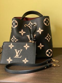 💋Louis Vuitton Petit Noe Monogram Bucket Drawstring Shoulder Bag, Luxury,  Bags & Wallets on Carousell