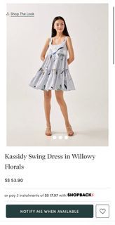 Love Bonito Kassidy Swing Dress in Willowy Florals in L