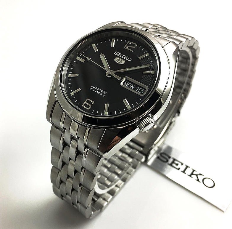 Lowest Price*Seiko 5 SNK393 Men's / Unisex Automatic Black Dial Stainless  Steel Watch snk393 snk393k snk393k1 Birthday gift birthday seiko (BRAND NEW  IN BOX WITH 1 YEAR WARRANTY), Men's Fashion, Watches &