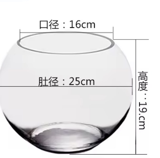 Lucky draw bowl / terrarium glass bowl / fish tank, Furniture & Home