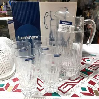 LUMINARC PITCHER GLASSES SET