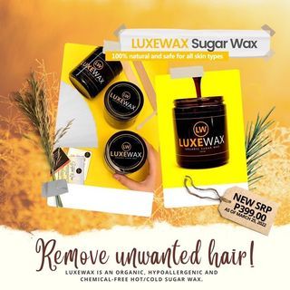 Luxewax Kit (Organic Sugar Wax)