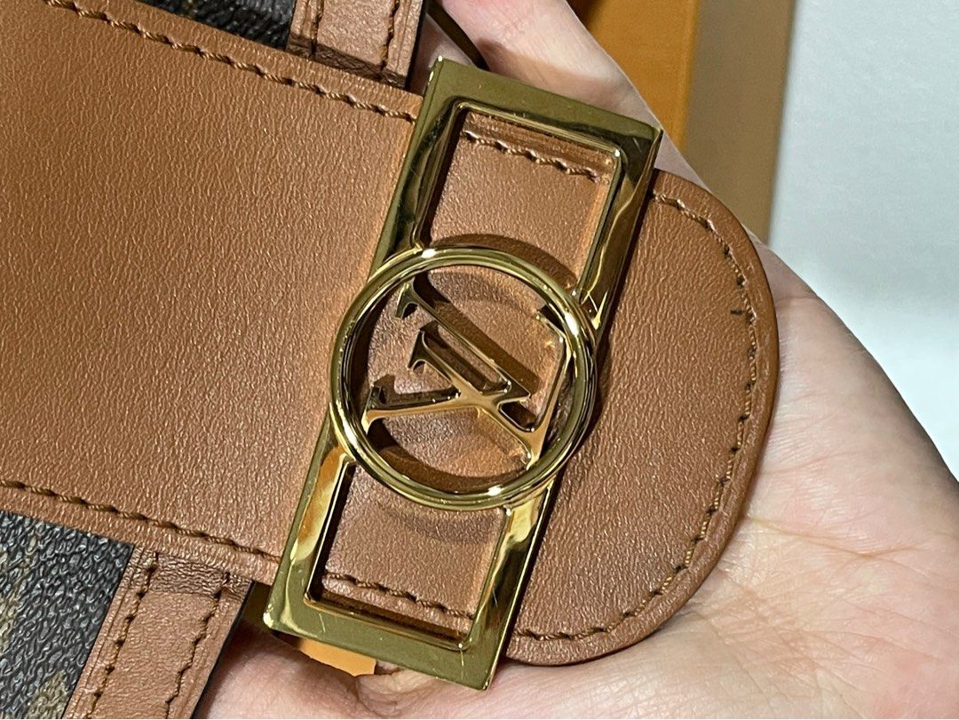 LV DAUPHINE MM (Category: Luxury Bags & Wallets) located in Manila. Submitted by donna___ (Listing ID 1214291759, Image 2). Description: ❤️❤️❤️ Can send more detailed photos! Just send a message! Style: LV Dauphine MM Monogram canvas Condition: Pre owned Inclusions: Cards, box, dustbag, chain strap, entrupy Retail price: P211K Remarks: has a tiny pen mark / hardware needs polishing due to storage (see photos).